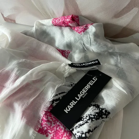 Karl Lagerfeld Paris scarf NEW